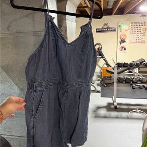 American Eagle Stylish Denim Romper